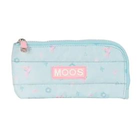 School Case Moos Garden 23 x 11 x 1 cm Turquoise by Moos, Pencil cases - Ref: S4308782, Price: 7,47 €, Discount: %