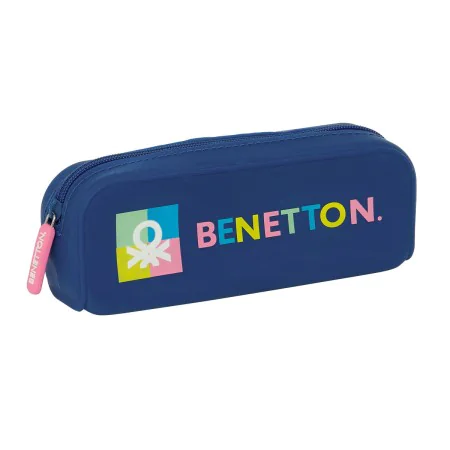 Estuche Escolar Benetton Cool Azul marino 18.5 x 7.5 x 5.5 cm de Benetton, Estuches - Ref: S4309978, Precio: 4,60 €, Descuent...