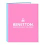 Ringbuch Benetton Spring Rosa Himmelsblau A4 26.5 x 33 x 4 cm von Benetton, Aktenschränke - Ref: S4309987, Preis: 4,10 €, Rab...