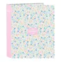 Reliure à anneaux BlackFit8 Blossom Multicouleur A4 27 x 33 x 6 cm de BlackFit8, Classeurs - Réf : S4310068, Prix : 5,08 €, R...