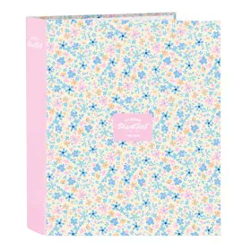 Reliure à anneaux BlackFit8 Blossom Multicouleur A4 27 x 33 x 6 cm de BlackFit8, Classeurs - Réf : S4310068, Prix : 5,08 €, R...