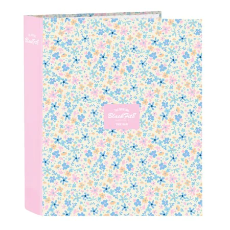 Reliure à anneaux BlackFit8 Blossom Multicouleur A4 27 x 33 x 6 cm de BlackFit8, Classeurs - Réf : S4310068, Prix : 5,08 €, R...