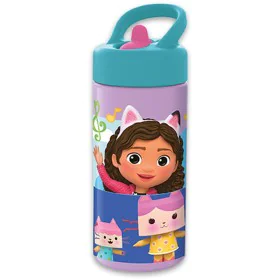 Water bottle Gabby's Dollhouse Party Pink PVC 410 ml by Gabby's Dollhouse, Water bottles - Ref: S4310525, Price: 8,28 €, Disc...