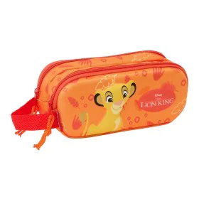 Double Carry-all The Lion King Orange 21 x 8 x 6 cm 3D by The Lion King, Pencil cases - Ref: S4310535, Price: 6,78 €, Discoun...