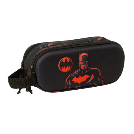 Trousse Fourre-Tout Double Batman Noir 21 x 8 x 6 cm 3D de Batman, Trousses - Réf : S4310553, Prix : 6,78 €, Remise : %