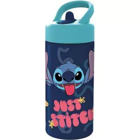 Bottle Stitch Sweet Blue Lilac PVC 410 ml Children's by Stitch, Water bottles - Ref: S4310650, Price: 7,45 €, Discount: %