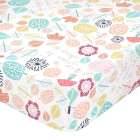 Fitted bottom sheet HappyFriday Moshi Moshi Fantasy Multicolour 90 x 200 x 32 cm by HappyFriday, Sheets and pillowcases - Ref...