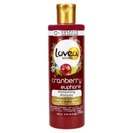 Shampoing pour Cheveux Teints Lovea Nature Cranberry Euphorie (250 ml) de Lovea, Shampooings - Réf : S4505876, Prix : 6,59 €,...