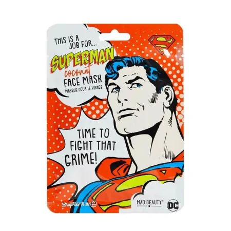 Masque facial Mad Beauty DC Superman (25 ml) de Mad Beauty, Masques - Réf : S4513517, Prix : 4,72 €, Remise : %