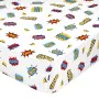 Fitted sheet HappyFriday MR FOX Multicolour 105 x 200 x 32 cm by HappyFriday, Sheets and pillowcases - Ref: D1610065, Price: ...