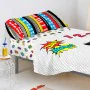 Fitted sheet HappyFriday MR FOX Multicolour 105 x 200 x 32 cm by HappyFriday, Sheets and pillowcases - Ref: D1610065, Price: ...