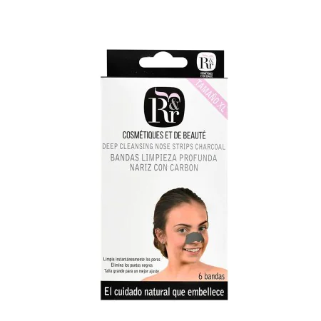 Bandes de Nettoyage Pores Rose & Rose Charbon 6 Unités de Rose & Rose, Masques - Réf : S4516000, Prix : 4,36 €, Remise : %