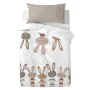 Pillowcase HappyFriday Moshi Moshi Rabbit Family Multicolour 50 x 75 cm by HappyFriday, Sheets and pillowcases - Ref: D161007...