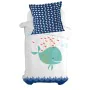 Taie d'oreiller HappyFriday Moshi Moshi Whale Multicouleur 80 x 80 cm de HappyFriday, Draps et taies d'oreiller - Réf : D1610...