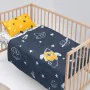 Bedding set HappyFriday Mr Fox Starspace Multicolour Baby Crib 2 Pieces by HappyFriday, Bed linen for cots - Ref: D1610096, P...