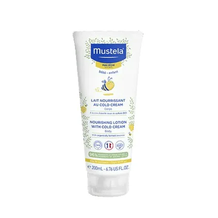 Lait corporel nourrissant Mustela 200 ml de Mustela, Crèmes apaisantes - Réf : S4518513, Prix : 13,04 €, Remise : %