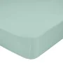 Sábana Bajera Ajustable HappyFriday Basic Menta 160 x 200 x 32 cm de HappyFriday, Sábanas y fundas de almohada - Ref: D161012...