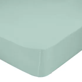 Sábana Bajera Ajustable HappyFriday Basic Menta 180 x 200 x 32 cm de HappyFriday, Sábanas y fundas de almohada - Ref: D161012...