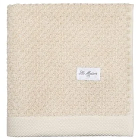 Bath towel La Maison Beige 100% cotton 30 x 50 cm by La Maison, Towels - Ref: S5002542, Price: 9,45 €, Discount: %