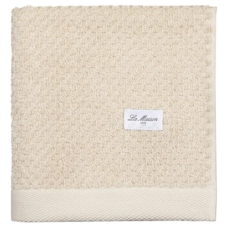 Bath towel La Maison Beige 100% cotton 30 x 50 cm by La Maison, Towels - Ref: S5002542, Price: 9,08 €, Discount: %