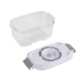 Lunchbox hermetisch Masterpro rechteckig 500 ml Datumsmarkierung von Masterpro, Lagerung von Lebensmitteln - Ref: S5003615, P...