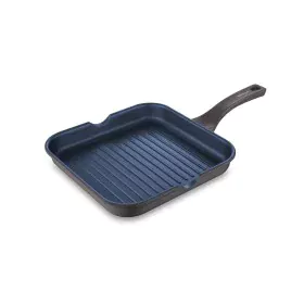 Grill pan 3 Claveles Cast aluminium 28 x 28 cm Black by 3 Claveles, Griddle Pans - Ref: S5003624, Price: 24,90 €, Discount: %