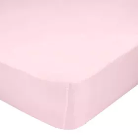 Drap housse HappyFriday BASIC KIDS Rose clair 60 x 120 x 14 cm de HappyFriday, Draps et taies d'oreiller - Réf : D1610133, Pr...