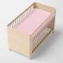 Fitted sheet HappyFriday BASIC KIDS Light Pink 60 x 120 x 14 cm by HappyFriday, Sheets and pillowcases - Ref: D1610133, Price...