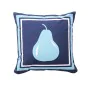 Cushion Benetton Blue Pear 40 x 40 cm Squared by Benetton, Cushions - Ref: S5003638, Price: 9,08 €, Discount: %