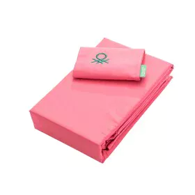 Bedding set Benetton Pink Individual 3 Pieces by Benetton, Sheets and pillowcases - Ref: S5003643, Price: 38,94 €, Discount: %