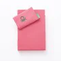 Conjunto de Lençóis Benetton Cor de Rosa Individual 3 Peças de Benetton, Lençóis e capas de almofadas - Ref: S5003643, Preço:...