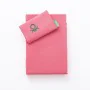 Conjunto de Lençóis Benetton Cor de Rosa Individual 3 Peças de Benetton, Lençóis e capas de almofadas - Ref: S5003643, Preço:...