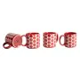 Juego de Tazas Benetton Rojo Gres Topos 4 Piezas de Benetton, Tazas - Ref: S5003650, Precio: 18,55 €, Descuento: %