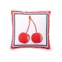 Coussin Benetton Blanc Rouge Cerises 40 x 40 cm Carré de Benetton, Coussins - Réf : S5003653, Prix : 9,45 €, Remise : %