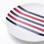 Service de Vaisselle Beverly Hills Polo Club Bleu Rouge Porcelaine Rayures 12 Pièces de Beverly Hills Polo Club, Services com...