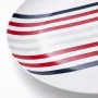 Service de Vaisselle Beverly Hills Polo Club Bleu Rouge Porcelaine Rayures 12 Pièces de Beverly Hills Polo Club, Services com...