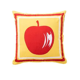 Cushion Benetton Yellow Red Apple 40 x 40 cm Squared by Benetton, Cushions - Ref: S5003682, Price: 9,45 €, Discount: %