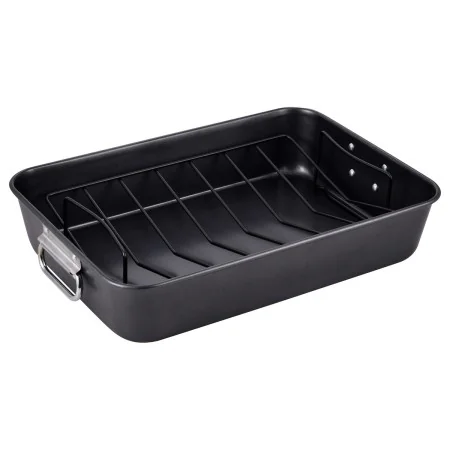 Molde para Horno San Ignacio 40 x 28 x 8 cm Negro de San Ignacio, Bandejas para horno - Ref: S5003687, Precio: 9,08 €, Descue...