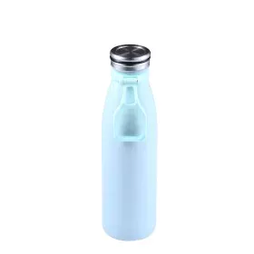 Vacuum bottle Bergner Blue Stainless steel 500 ml by Bergner, Water bottles - Ref: S5003698, Price: 9,08 €, Discount: %