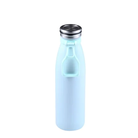 Bottiglia sottovuoto Bergner Azzurro Acciaio inossidabile 500 ml di Bergner, Bottiglie d'acqua - Rif: S5003698, Prezzo: 9,08 ...