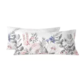 Pillowcase HappyFriday Delicate bouquet Multicolour 45 x 110 cm (2 Units) by HappyFriday, Sheets and pillowcases - Ref: D1610...