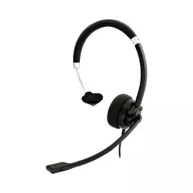 Headphones with Microphone V7 HU411    Black by V7, Headphones and accessories - Ref: S55002763, Price: 21,73 €, Discount: %