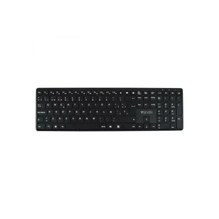 Bluetooth-Tastatur V7 KW550ESBT Qwerty Spanisch Spanisch Schwarz von V7, Tastaturen - Ref: S55005016, Preis: 24,95 €, Rabatt: %