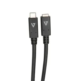 Câble USB C V7 V7UC3EXT-2M   Noir de V7, Câbles USB - Réf : S55009086, Prix : 11,48 €, Remise : %