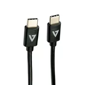 Câble USB C V7 V7USB2C-1M   Noir de V7, Câbles USB - Réf : S55009088, Prix : 5,40 €, Remise : %