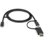 Cable USB C Startech USBCCADP    Negro de Startech, Cables USB - Ref: S55011993, Precio: 30,19 €, Descuento: %