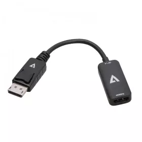 Adaptateur DisplayPort vers HDMI V7 V7DPHDMIACTV   Noir 4K Ultra HD de V7, Câbles HDMI - Réf : S55016912, Prix : 23,16 €, Rem...