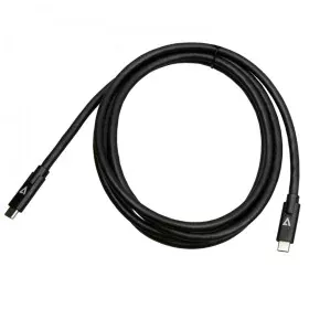 Cable Micro USB V7 V7USBC10GB-2M Negro 2 m de V7, Cables USB - Ref: S55016915, Precio: 11,79 €, Descuento: %