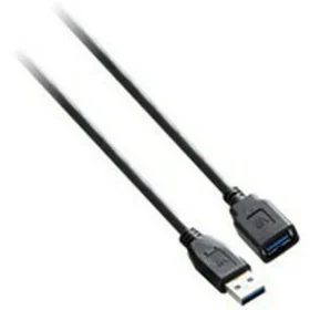 Cable USB V7 V7E2USB3EXT-03M  USB A Negro de V7, Cables USB - Ref: S55018793, Precio: 10,51 €, Descuento: %