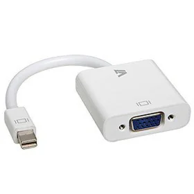 Adaptateur Mini DisplayPort vers VGA V7 CBL-MV1WHT-5N Blanc de V7, Câbles DisplayPort - Réf : S55018807, Prix : 9,62 €, Remis...